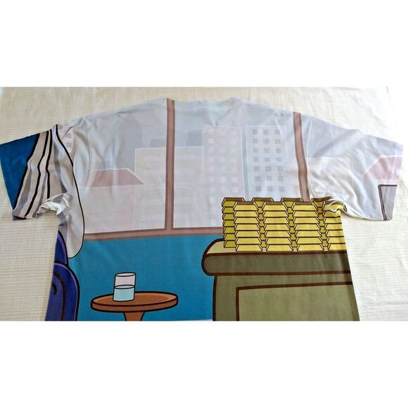 Wall Street Trader Gold Bars All Over Print Graphic‎ Mens 2XL Vapor Apparel XXL - Picture 10 of 16